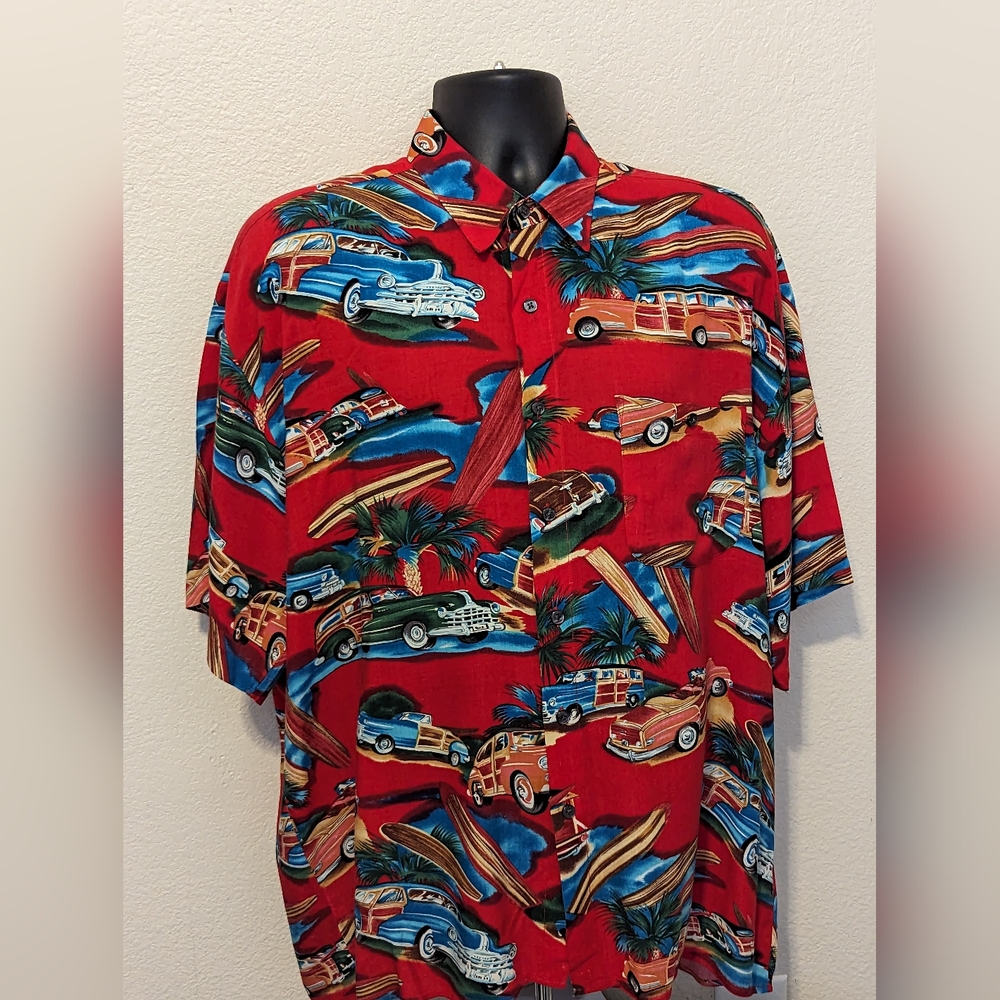 THE ORIGINAL HAWAIIAN SHIRT MONTICERUTTI Red Multicolor